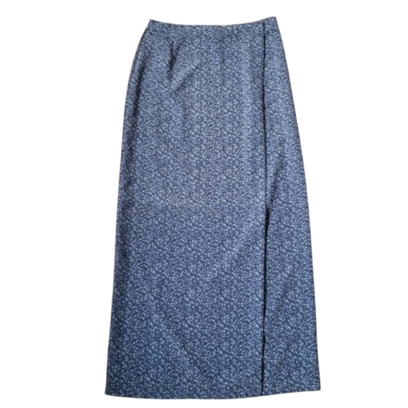 Vintage Smart Set Floral Wrap Skirt - Picture 7 of 10